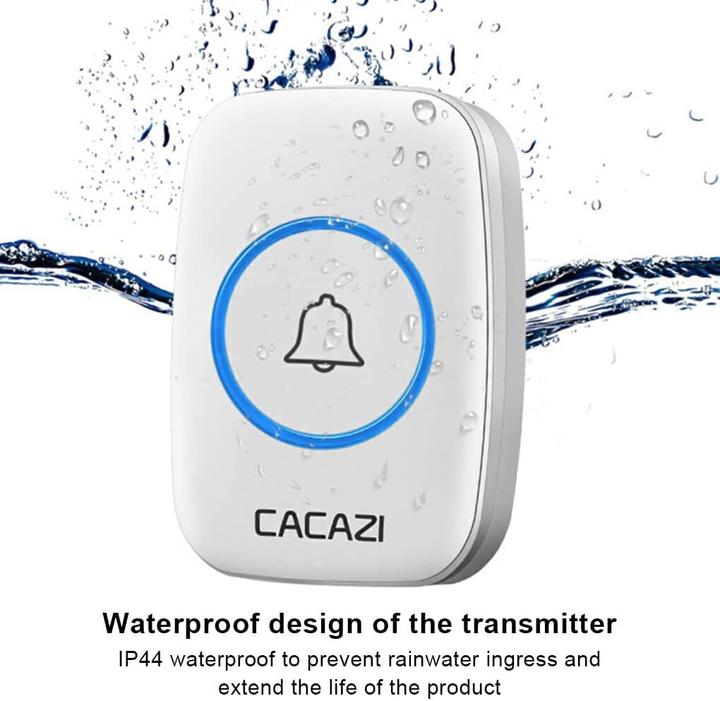 Image du produit Cbx Sonnette de porte sans fil 300M Blanc