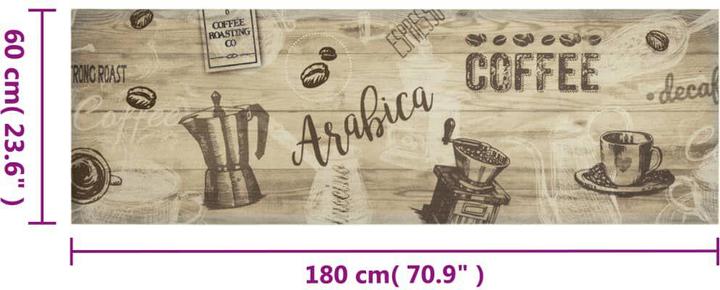 Produktbild vidaXL Küchenteppich (180 x 60 cm)