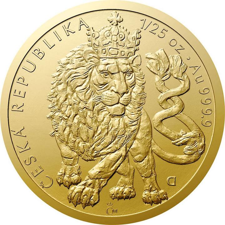 Czech Mint Gold Tschechischer Löwe 1/25 oz - 2026 (1.00, 2026)