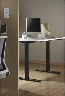 Produktbild Powerton Schreibtischgestell/Untergestell, elektrisch verstellbar, Abstandsverstellung 500mm, Antikollisionss