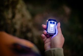 Actual product image Newell EDC Nyks Solid LED-Taschenlampe – weiss (5.70 cm)