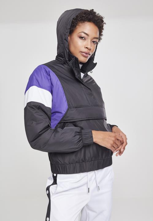 Actual product image Urban Classics Ladies 3-Tone Padded Pull Over Jacket (XS)