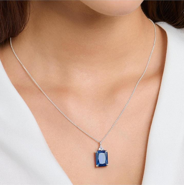 Image du produit Thomas Sabo Collier pierre bleue (Argent 925)