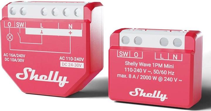 Produktbild Shelly Wave 1PM Mini EU LR (Schaltaktor)