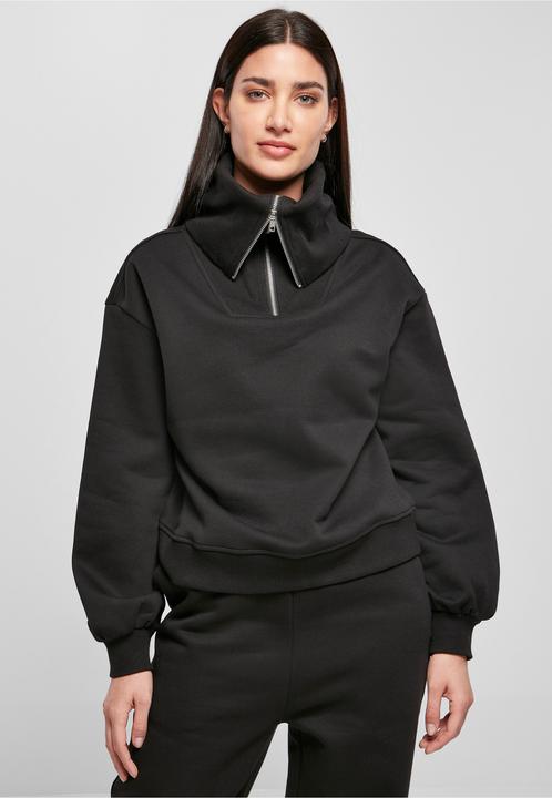 Produktbild Urban Classics Ladies Oversized High Neck Troyer Crew (M)