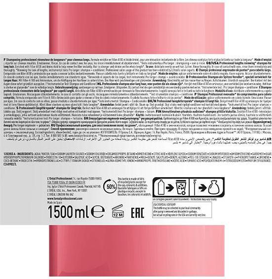 Produktbild L'Oréal Professionnel Serie Expert Pro Longer Shampoo 1500 ml (1500 ml, Flüssiges Shampoo)