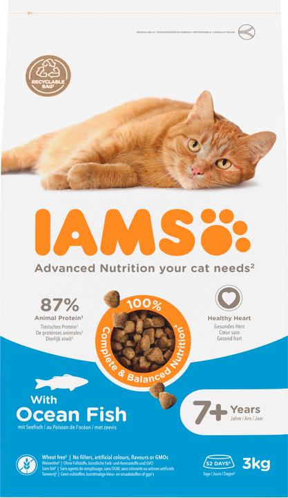 Immagine prodotto Iams per Vitality Senior con pesce di mare (Senior, 3 pz., 3000 g)