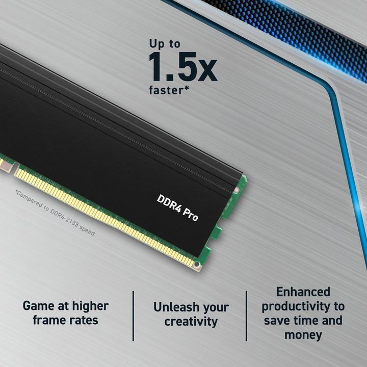 Produktbild Crucial Pro (1 x 32GB, 3200 MHz, DDR4-RAM, U-DIMM)