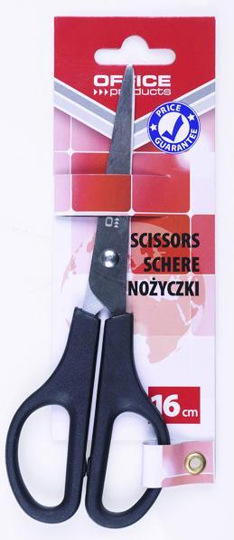 Image du produit Office Products Ciseaux de bureau, classiques, 16cm, noir (16 cm)