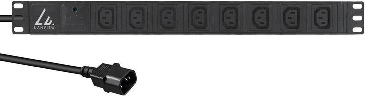 Lanview 19" 8-way c13 outlets with