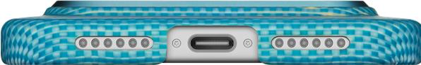 Produktbild Pitaka MagSafe Backcover aus echtem Aramid Ultra-Slim Case Lucid Blue (Apple iPhone 17 Pro)