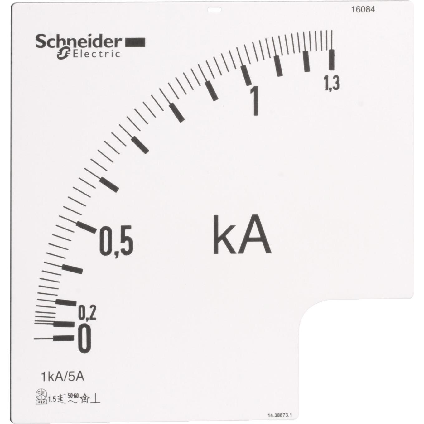 Schneider Electric, Verteilerschrank Zubehör, Skala 01000A