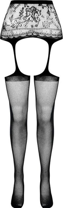 Produktbild Passion S028 Medias Con Liguero Negro Talla Unica (One Size, Einzelpack)