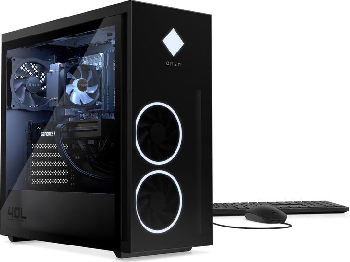 Actual product image HP OMEN Desktop Gaming PC GT21-1107ng - AMD Ryzen™ 7 7700, 32GB RAM, RTX 4070, 1000GB SSD + 1TB HDD, Wi (1000 GB, 32 GB, AMD A10-7700K, GeForce RTX 4070)