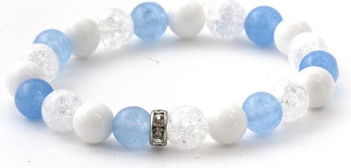 Immagine prodotto Beneto Bracciale di perle di giada. giada e cristallo MINK119 / 17