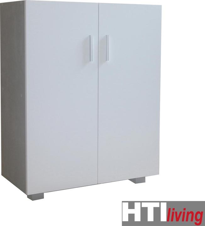 Immagine prodotto HTI-Living Credenza 2 scomparti Thekla cemento-bianco (60 x 31 x 77 cm)