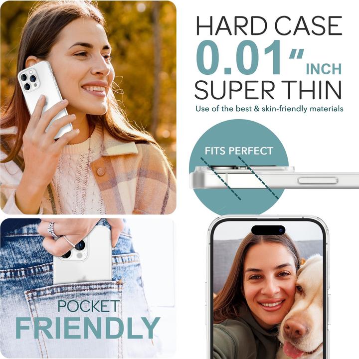 Actual product image Nalia Extremely Thin 0.3mm Matt Hardcase (Apple iPhone 16 Pro Max)