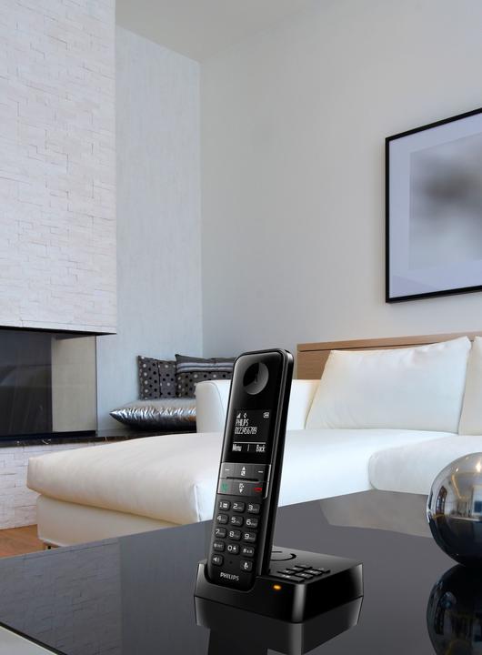 Actual product image Philips D4551B - Cordless phone with answering machine