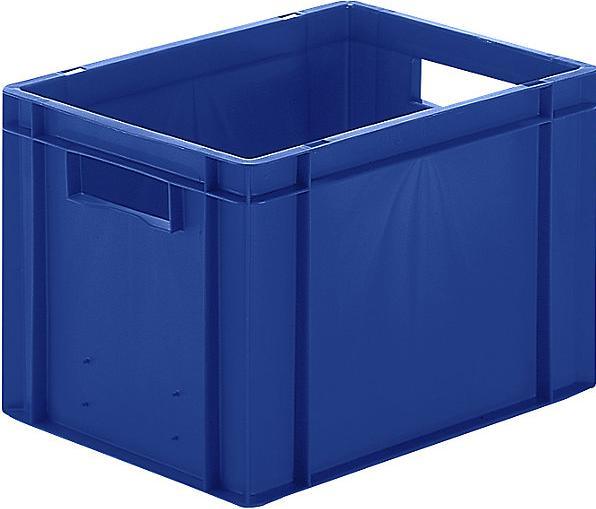 Actual product image kaiserkraft Euro-format stacking containers, walls and base closed