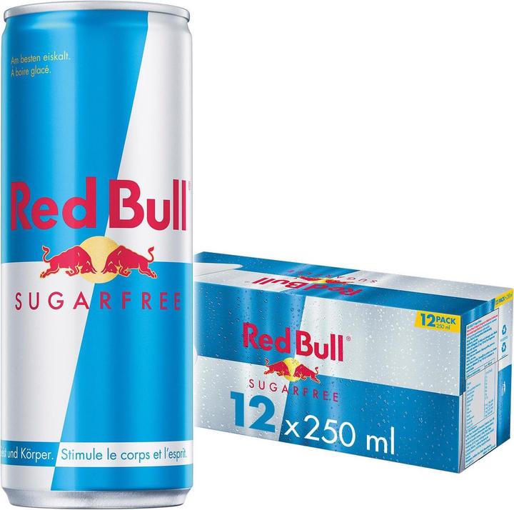 Actual product image Red Bull Energy Drink sugarfree 12 x 250 ml (12 x 25 cl)