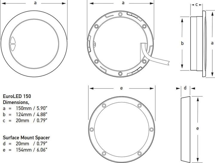 Immagine prodotto Hella Deckenleuchte EuroLED 150