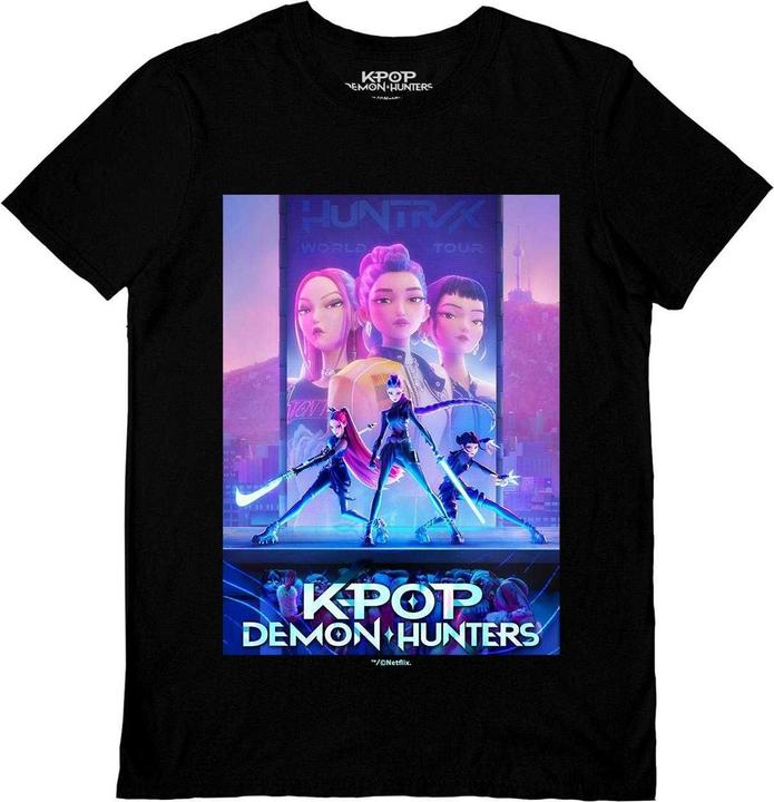 Produktbild K-Pop Demon Hunters Key Art TShirt (L)