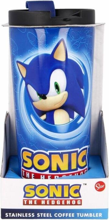 Sega Sonic the Hedehog Coffee tumbler Stainless Steel 425 ml