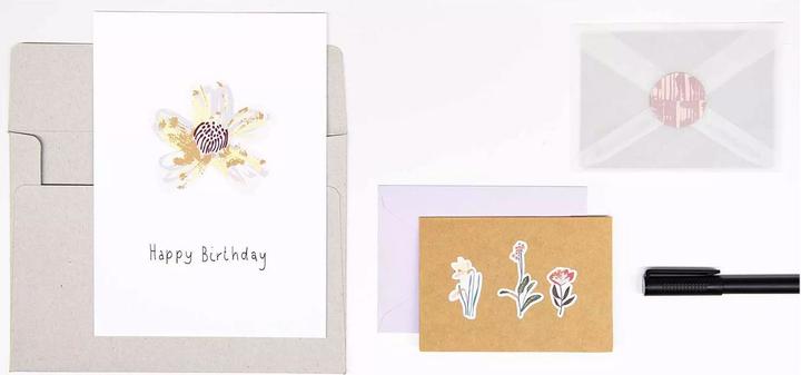 Actual product image Paper Poetry Sticker (56 Sticker)