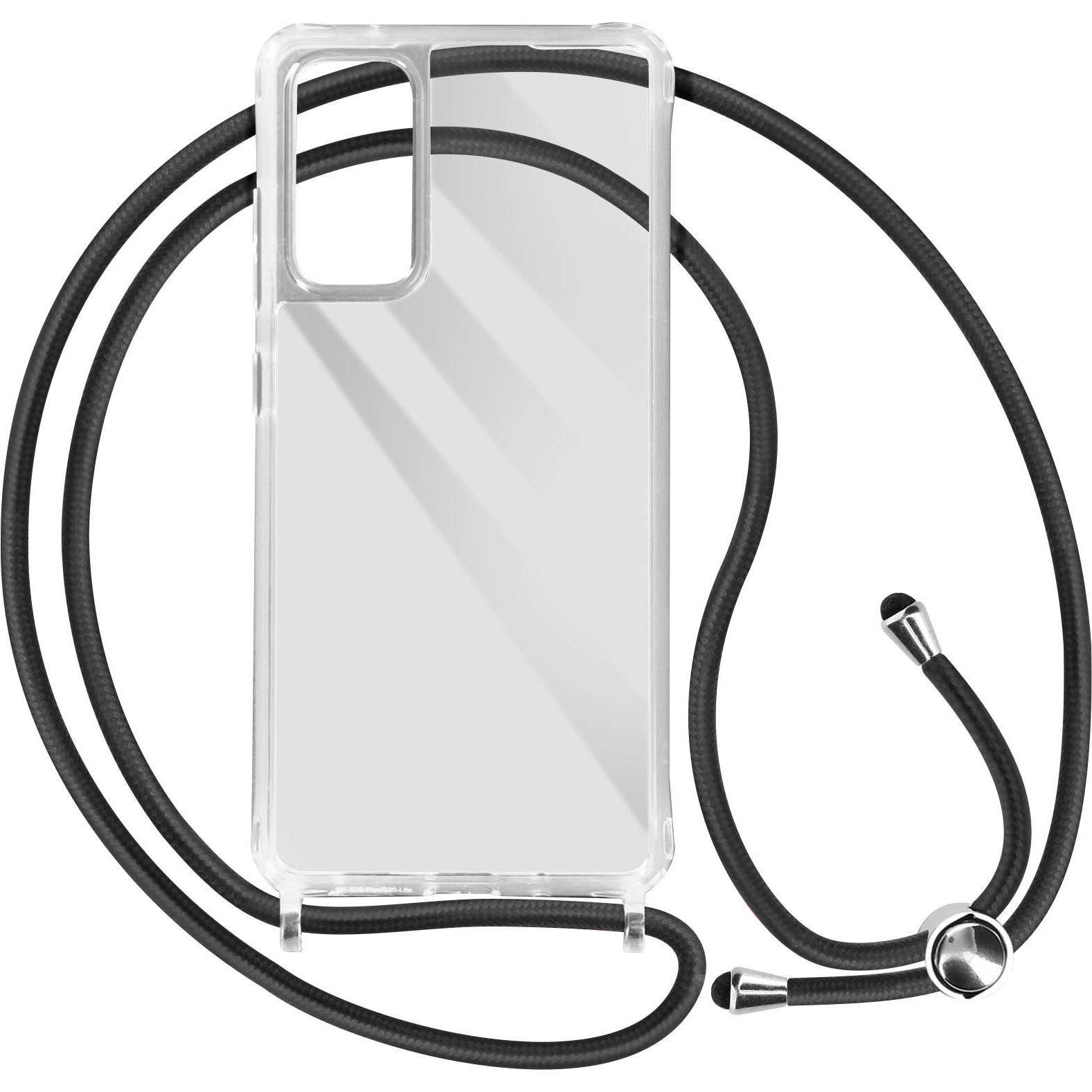 Avizar Corda, mit 90cm langer Kette und Bumper-Ecken Series, Handykette, Transparent
