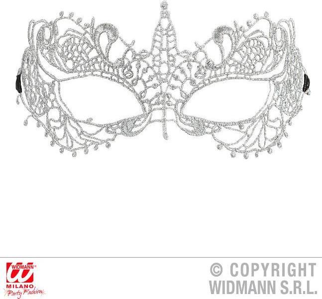 Actual product image Widmann Spitzenmaske mattgold - Karneval Faschingsmaske