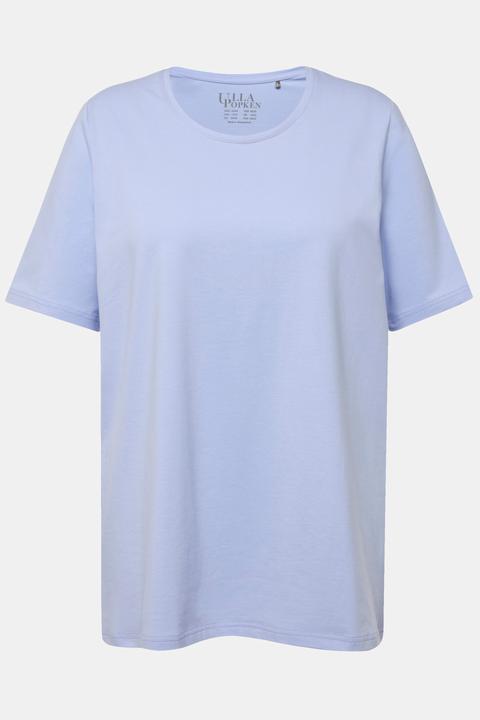 Actual product image Ulla Popken Essential Round Neck Stretch Tee (62)