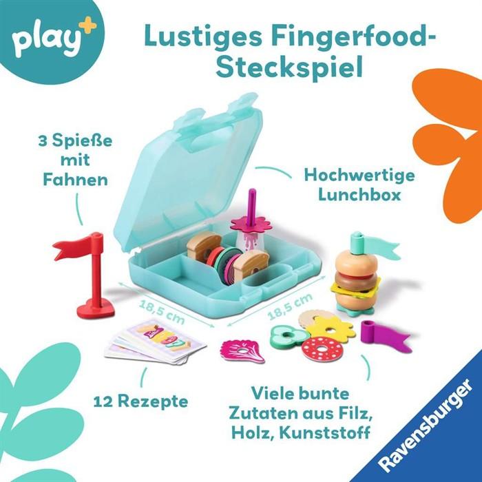 Actual product image Ravensburger Play+ pegging and play set: finger food - pegging game, pretend play set, toy from (German)