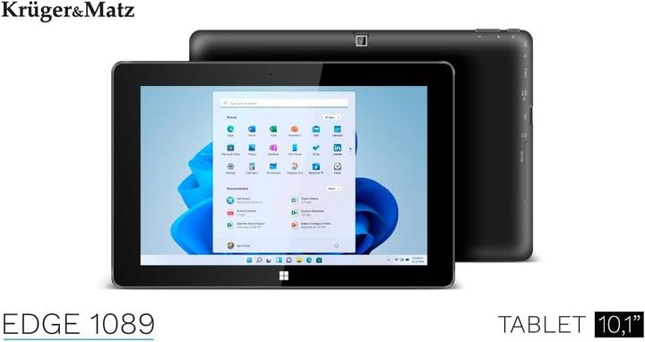 Produktbild Krüger&Matz Edge 1089 (nur WLAN, 10.10", 256 GB, Schwarz)