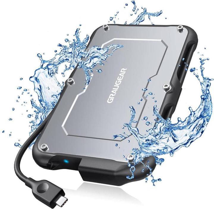 Graugear Externe harde schijf behuizing 2,5" HDD/SSD USB 3.2 spat uit elkaar (2.5")