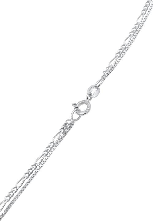 Produktbild Elli Layer Look Plättchen Anhänger (925 Silber, 40 - 50 cm)