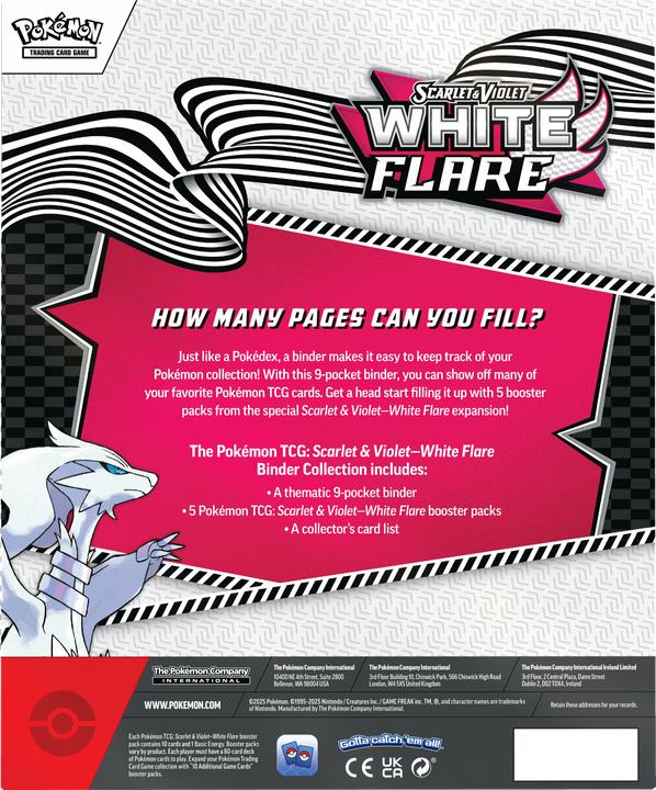 Actual product image Asmodée Scarlet & Violet: White Flare Binder Collection (English, Box Set & Collection)