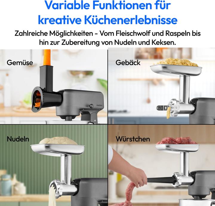 Immagine prodotto Medion LIFE Robot da cucina digitale MD12600 (800 W)