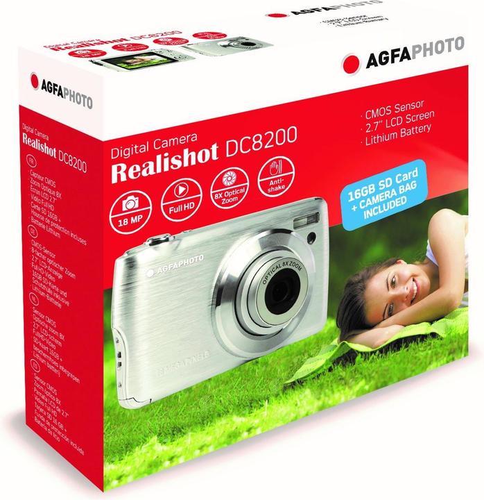 Productafbeelding AGFAPHOTO Realishot DC8200 18MB zilver (18 Mpx, 1/3.2")