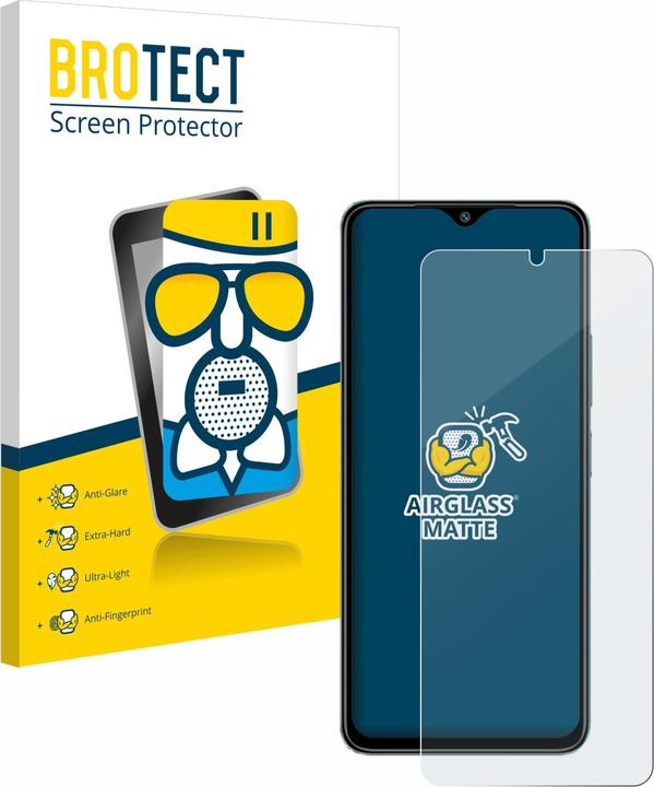 Productafbeelding BROTECT AirGlass Matte kogelwerende glasfolie (1 Stuk, Xiaomi Redmi A3)