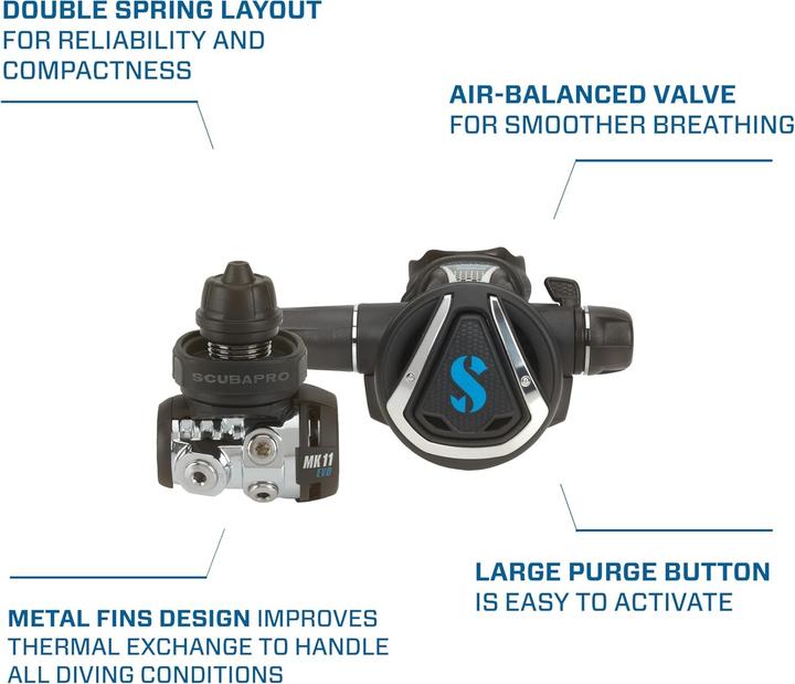 Actual product image Scubapro MK11 EVO DIN300/C370
