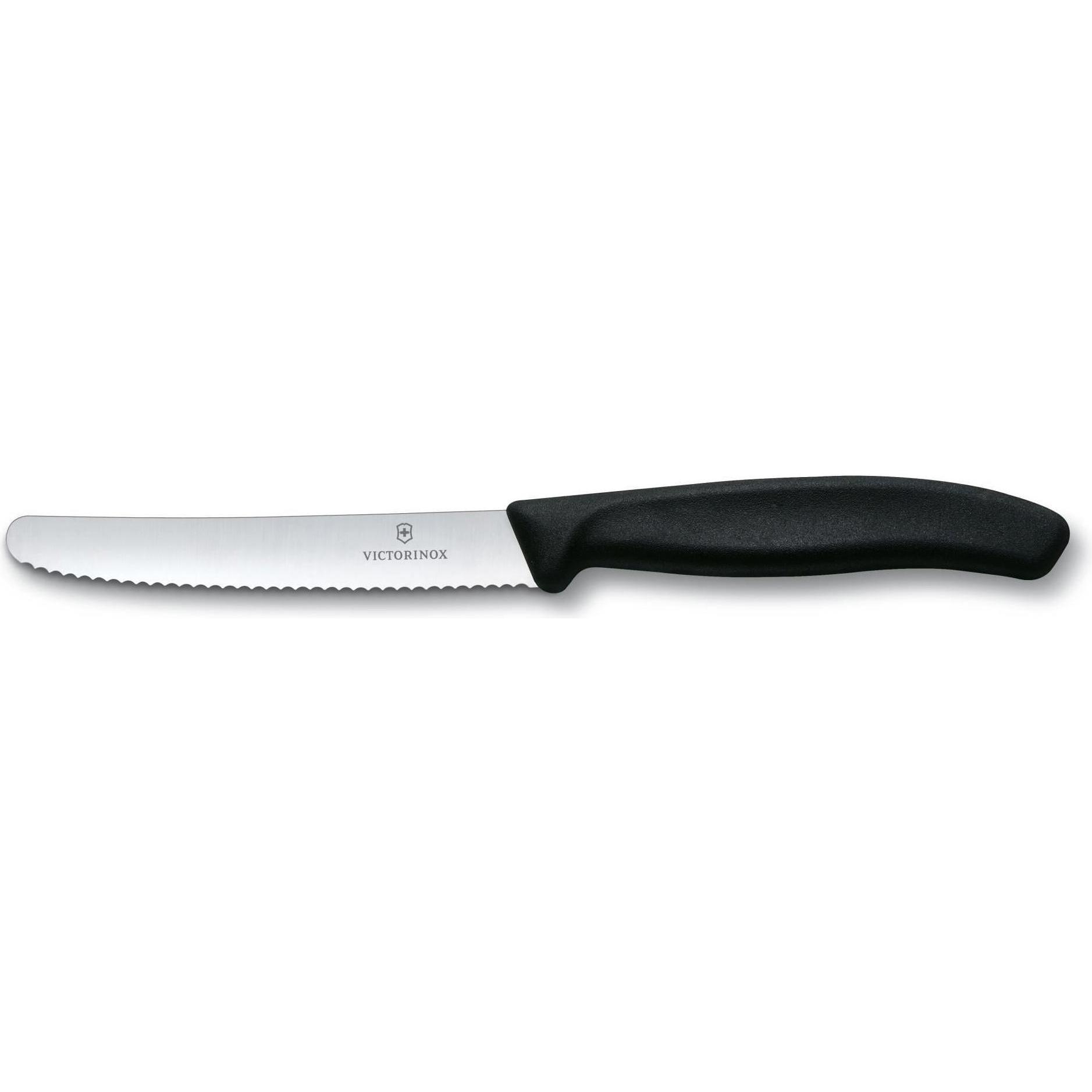 Victorinox Swiss Classic, Küchenmesser, Schwarz, Silber