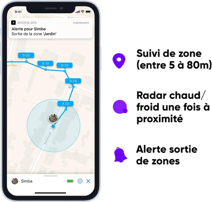 Image du produit Invoxia Pet GPS Tracker (Chien, Chat, Général)