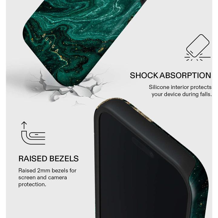 Produktbild Burga Tough MagSafe Case Apple iPhone 17 Pro - Emerald Pool (Apple iPhone 17 Pro)