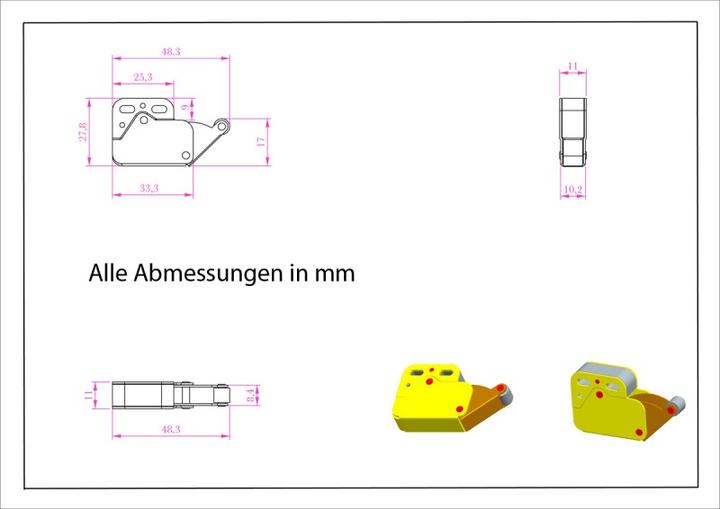 Produktbild Tengy Federschnäpper Mini-Latch Druckverschluss