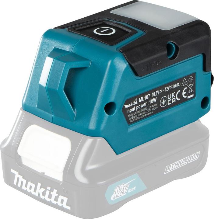 Produktbild Makita LED-Akku-Taschenlampe ML107 | 12 Volt, ohne Akku,ohne Ladegerät (200 lm)