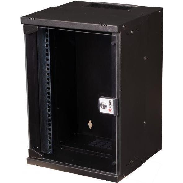 equip Wandgehäuse (9 HE, 10 Zoll Rack), Serverschrank, Schwarz