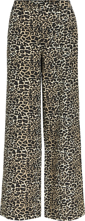 Object Leoprint Hose mit weitem Bein