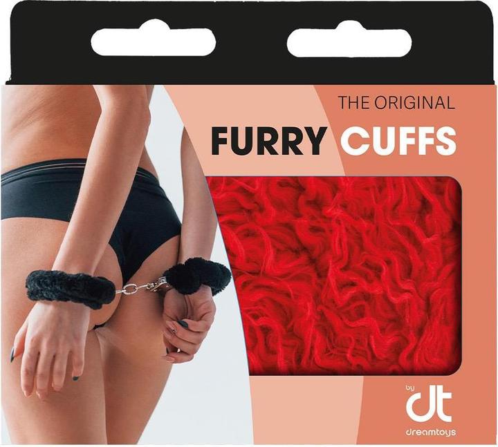 Image du produit NMC Menottes en métal avec peluche rouge