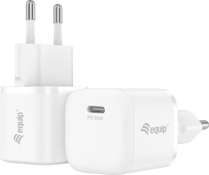 Image du produit Conceptronic Chargeur 1Port 20W,1xUSB-C PD blanc (20 W)