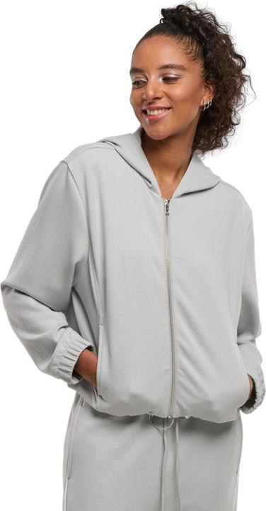 Produktbild Urban Classics Ladies Scuba Zip Hoodie lightasphalt S (S)